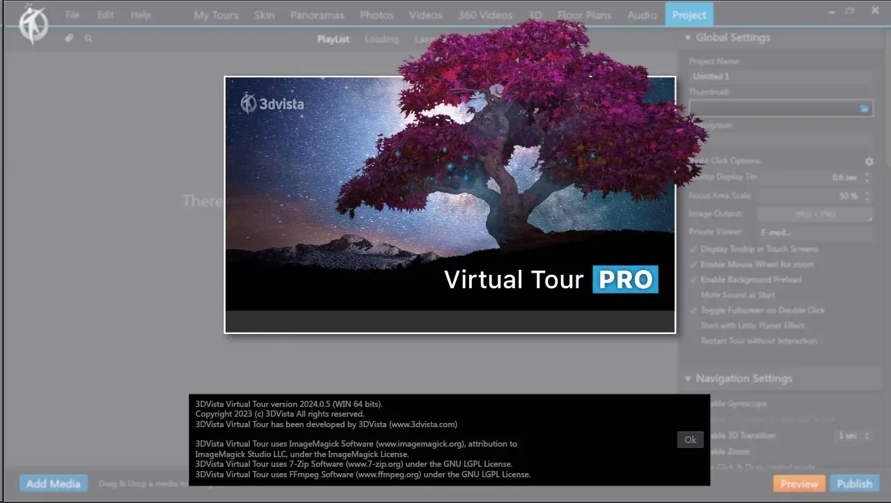 3DVista Virtual Tour 2025.2