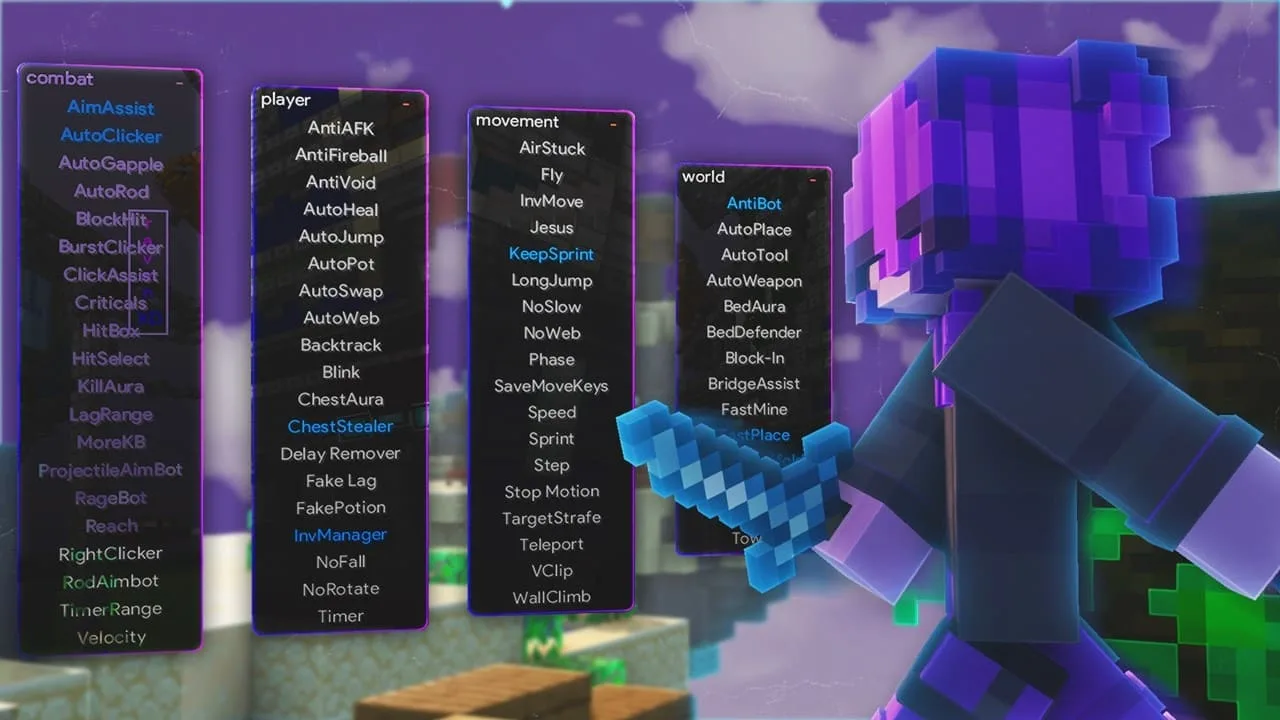 Minectaft Hacked Client